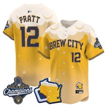 Men's Milwaukee Brewers "Brew City Edition" 2026 World Series Champions Vapor Premier Limited Jersey - Stitched