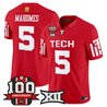 Men's Texas Tech Red Raiders 2025 Vapor Limited Jersey - 100th Anniversary Patch - All Stitched