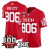 Men's Texas Tech Red Raiders 2025 Vapor Limited Jersey - 100th Anniversary Patch - All Stitched