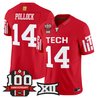 Men's Texas Tech Red Raiders 2025 Vapor Limited Jersey - 100th Anniversary Patch - All Stitched