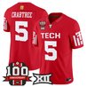 Men's Texas Tech Red Raiders 2025 Vapor Limited Jersey - 100th Anniversary Patch - All Stitched