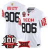 Men's Texas Tech Red Raiders 2025 Vapor Limited Jersey - 100th Anniversary Patch - All Stitched