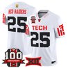 Men's Texas Tech Red Raiders 2025 Vapor Limited Jersey - 100th Anniversary Patch - All Stitched