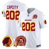 Men's Washington Redskins 75th Patch Throwback Vapor Limited Jersey - All Stitched