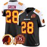 Men's Washington Redskins 75th Patch Throwback Vapor Limited Jersey - All Stitched