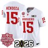 Men's Indiana Hoosiers 2025 National Champions & 2026 CFP Final Patch Vapor Limited Jersey - All Stitched