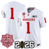 Men's Indiana Hoosiers 2025 National Champions & 2026 CFP Final Patch Vapor Limited Jersey - All Stitched