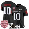 Men's Indiana Hoosiers 2025 National Champions & 2026 CFP Final Patch Vapor Limited Jersey - All Stitched