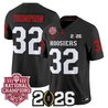 Men's Indiana Hoosiers 2025 National Champions & 2026 CFP Final Patch Vapor Limited Jersey - All Stitched