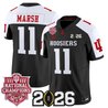 Men's Indiana Hoosiers 2025 National Champions & 2026 CFP Final Patch Vapor Limited Jersey - All Stitched