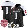 Men's Indiana Hoosiers 2025 National Champions & 2026 CFP Final Patch Vapor Limited Jersey - All Stitched