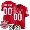 Indiana Hoosiers 2025 National Champions & 2026 CFP Final Patch Vapor Limited Custom Jersey - All Stitched