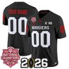 Indiana Hoosiers 2025 National Champions & 2026 CFP Final Patch Vapor Limited Custom Jersey - All Stitched