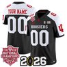 Indiana Hoosiers 2025 National Champions & 2026 CFP Final Patch Vapor Limited Custom Jersey - All Stitched