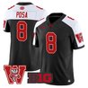 Men's Wisconsin Badgers Throwback Vapor Limited Jersey - All Stitched