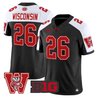 Men's Wisconsin Badgers Throwback Vapor Limited Jersey - All Stitched
