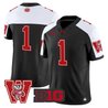 Men's Wisconsin Badgers Throwback Vapor Limited Jersey - All Stitched