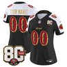 San Francisco 49ers 80th Anniversary Patch Vapor Limited Custom Jersey - Rivalries Edition - All Stitched