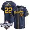 Men's Milwaukee Brewers 2026 World Series Vapor Premier Limited Jersey V2 - All Stitched