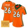 Women's Miami Hurricanes 2001 Throwback Vapor Limited Jersey - All Stitched
