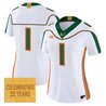 Women's Miami Hurricanes 2001 Throwback Vapor Limited Jersey - All Stitched