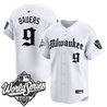 Men's Milwaukee Brewers 2026 World Series Vapor Premier Limited Jersey - Gothic Edition - All Stitched