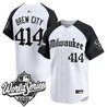 Men's Milwaukee Brewers 2026 World Series Vapor Premier Limited Jersey - Gothic Edition - All Stitched