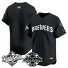 Men's Milwaukee Brewers 2026 World Series Vapor Premier Limited Jersey - Old English Edition - All Stitched