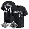 Men's Milwaukee Brewers 2026 World Series Vapor Premier Limited Jersey - Old English Edition - All Stitched