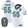 Women's Philadelphia Eagles Día de los Muertos Vapor Limited Jersey - All Stitched