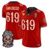 Men's San Diego State Aztecs Día de los Muertos Vapor Limited Jersey - All Stitched