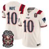 Men's New England Patriots Día de los Muertos Vapor Limited Jersey - All Stitched