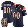 Denver Broncos Día de los Muertos Vapor Limited Custom Jersey - All Stitched