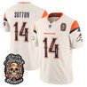 Men's Denver Broncos Día de los Muertos Vapor Limited Jersey - All Stitched