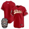 Men's San Francisco 49ers Día de los Muertos Vapor Limited Baseball Jersey - All Stitched