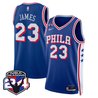 Men's Philadelphia 76ers Swingman Jersey - 24th Season Patch - All Stitched