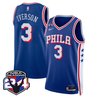 Men's Philadelphia 76ers Swingman Jersey - 24th Season Patch - All Stitched