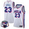 Men's Philadelphia 76ers Swingman Jersey - 24th Season Patch - All Stitched