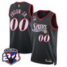 Men's Philadelphia 76ers Swingman Jersey - 24th Season Patch - All Stitched