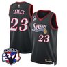 Men's Philadelphia 76ers Swingman Jersey - 24th Season Patch - All Stitched