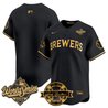 Men's Milwaukee Brewers 2026 World Series Vapor Premier Limited Jersey V2 - Bob Uecker Patch - All Stitched