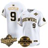 Men's Milwaukee Brewers 2026 World Series Vapor Premier Limited Jersey V2 - Bob Uecker Patch - All Stitched