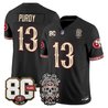 Men's San Francisco 49ers Día de los Muertos Vapor Limited Jersey - 80th Anniversary Patch - All Stitched