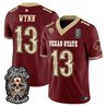 Men's Texas State Bobcats Día de los Muertos Vapor Limited Jersey - All Stitched