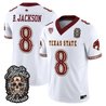 Men's Texas State Bobcats Día de los Muertos Vapor Limited Jersey - All Stitched