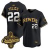 Men's Milwaukee Brewers 2026 World Series Champions Vapor Premier Limited Jersey - All Stitched