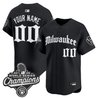 Milwaukee Brewers 2026 World Series Champions Vapor Premier Limited Custom Jersey - Gothic Edition - All Stitched