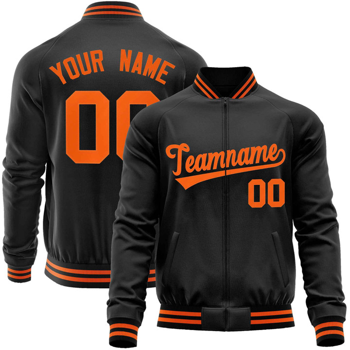 Black Orange Custom Jacket