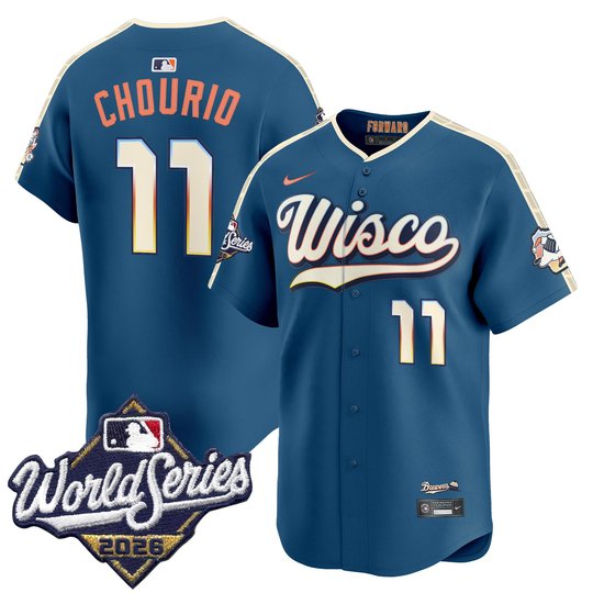 Men's Milwaukee Brewers 2026 World Series Vapor Premier Limited Jersey - All Stitched