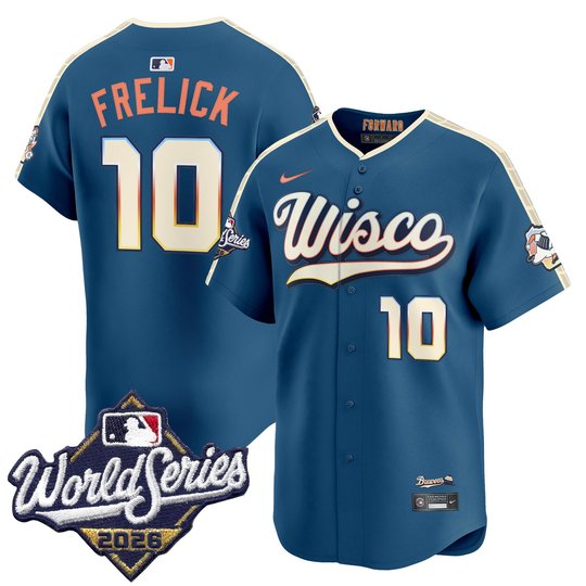 Men's Milwaukee Brewers 2026 World Series Vapor Premier Limited Jersey - All Stitched